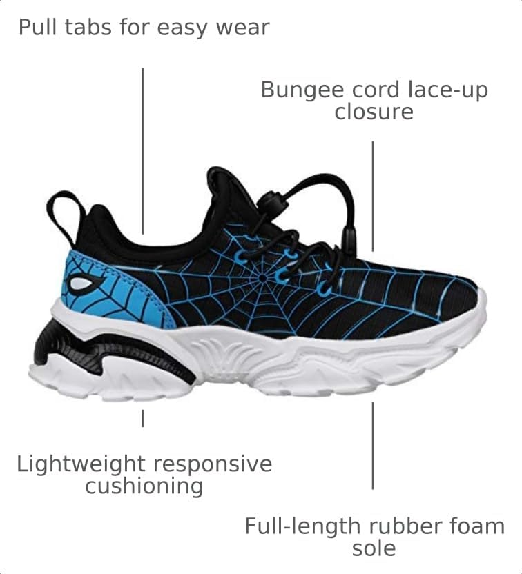 Thumbnail 2 de BRONAX Little/Big Boys Tennis Shoes: lightweight sneakers with bungee toggle fit