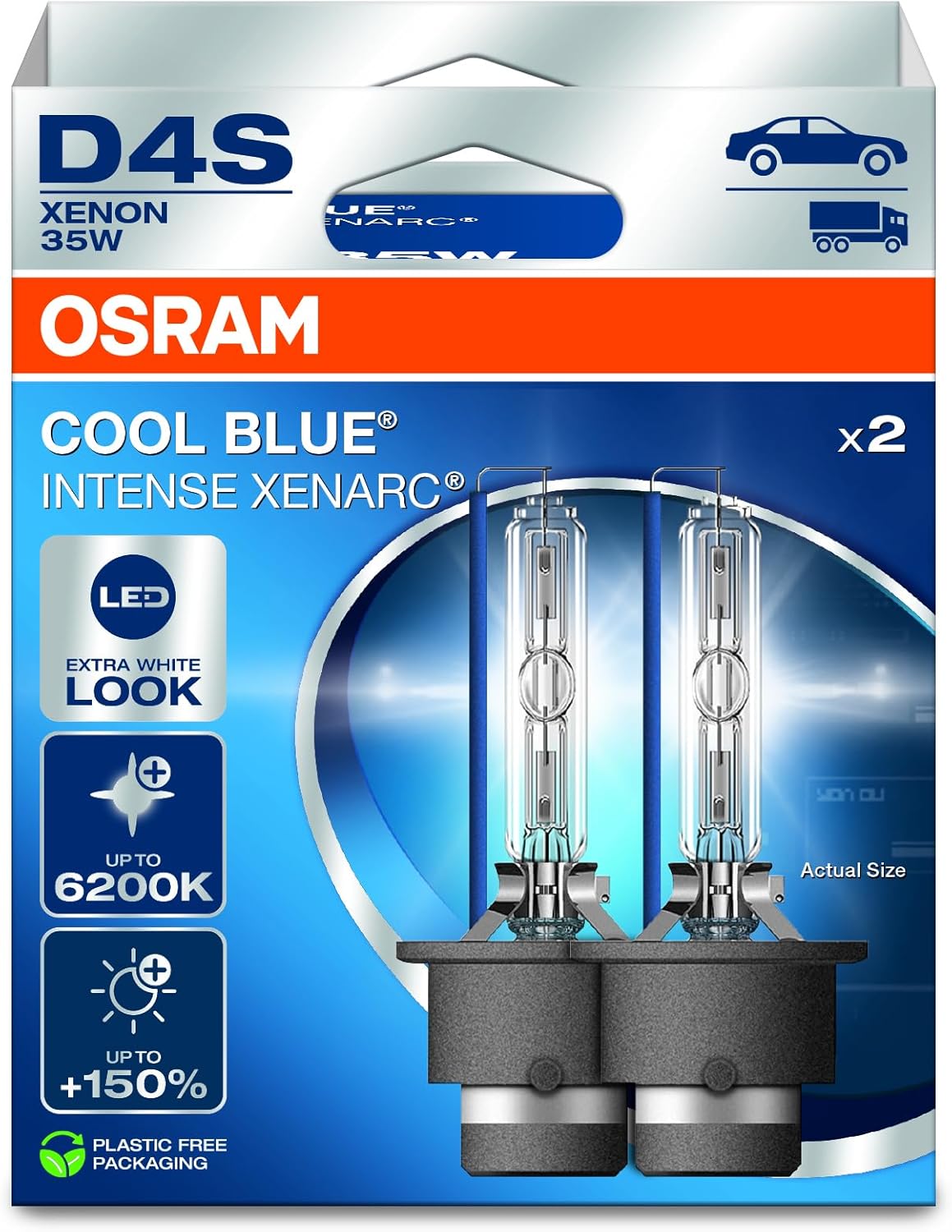 Thumbnail 4 de OSRAM XENARC COOL BLUE INTENSE D3S: +150% Brightness, Up to 6,200K