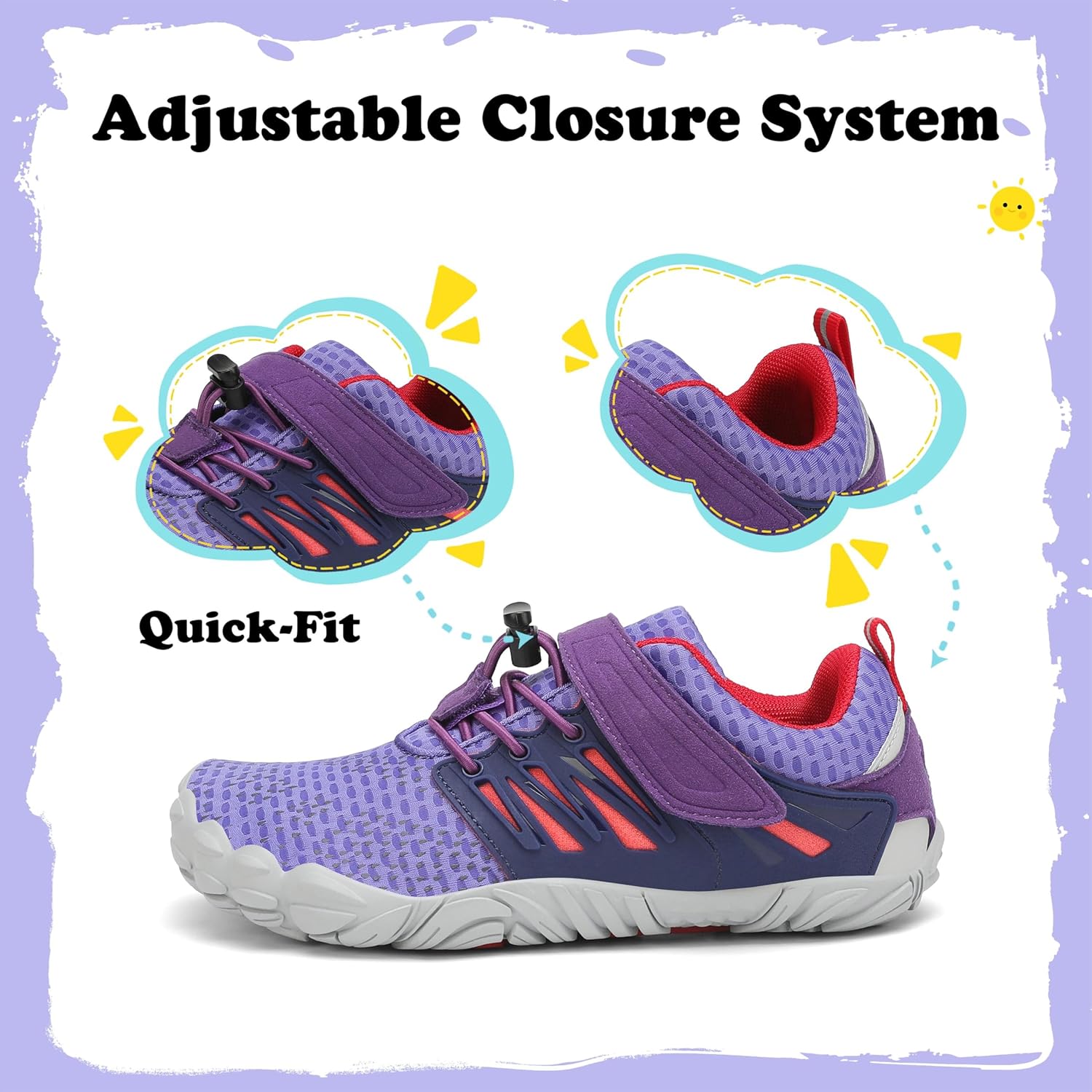 Thumbnail 5 de SAGUARO Barfußschuhe für Kinder – Outdoor Barfußschuhe für Jungen und Mädchen, Größe 24–36