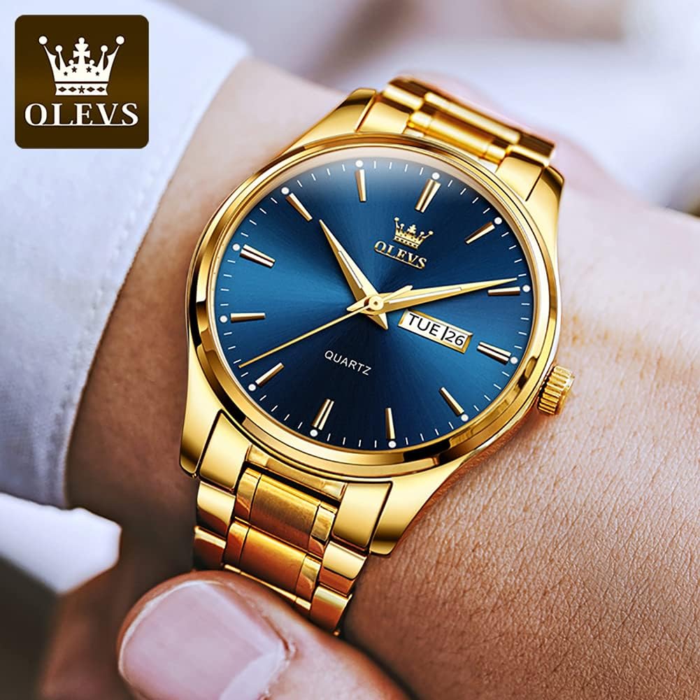 Detalle de OLEVS Men's Quartz Watch 39 mm