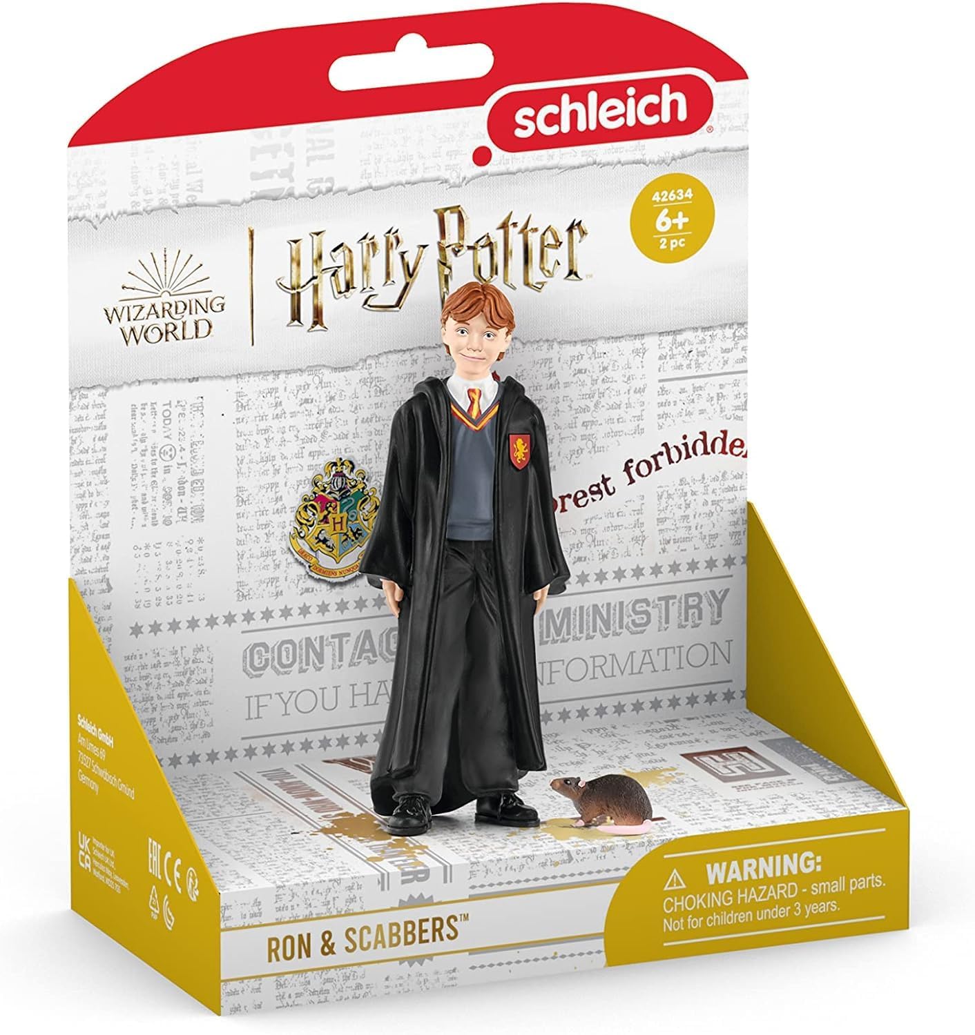 Thumbnail 6 de SCHLEICH Harry Potter Ron Weasley & Krätze (42634) – 2-teiliges Sammelfiguren-Set
