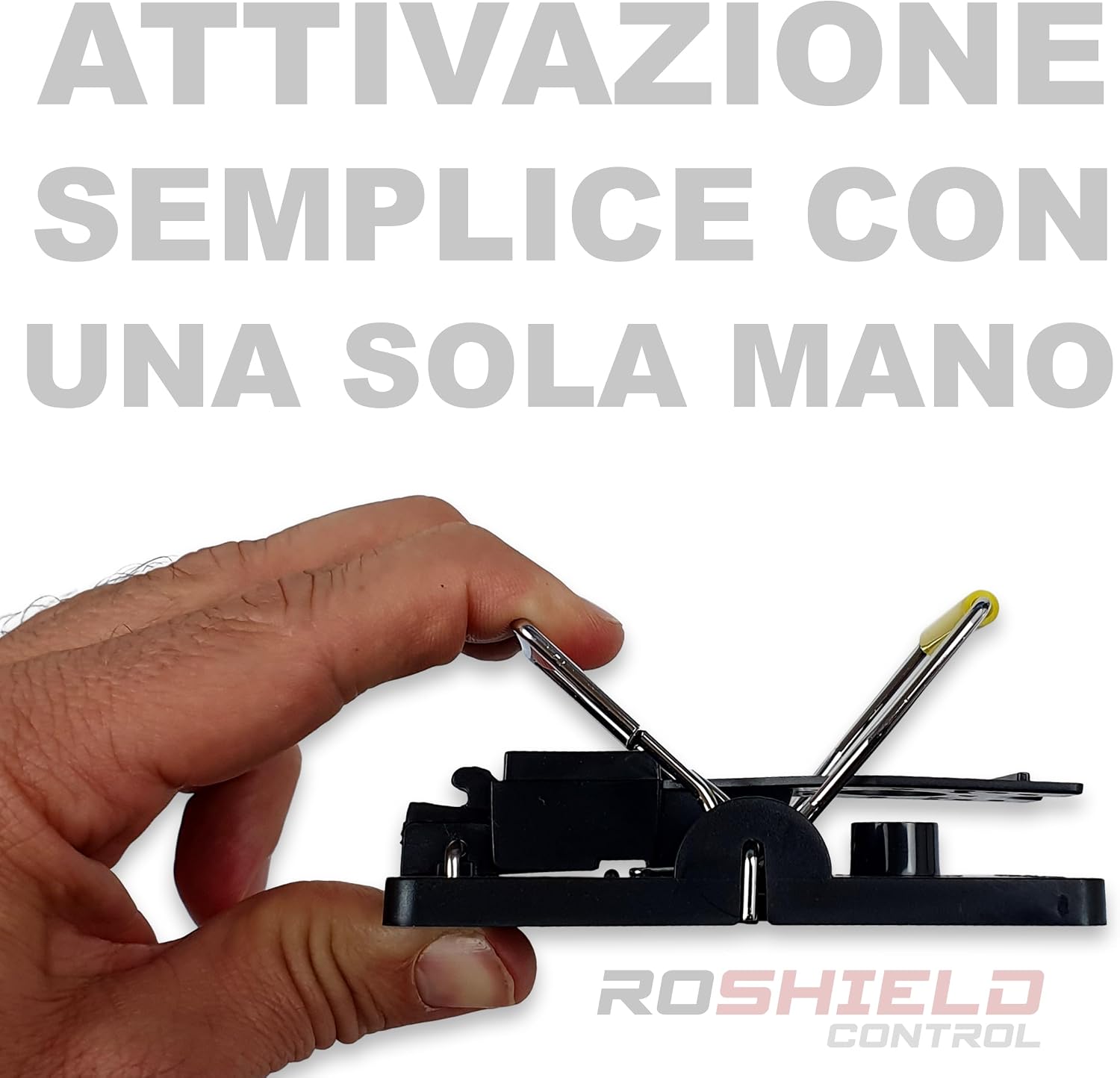 Detalle de Roshield 6 Trappole per Topi: Trappole a Scatto Riutilizzabili e Sicure per Interni ed Esterni