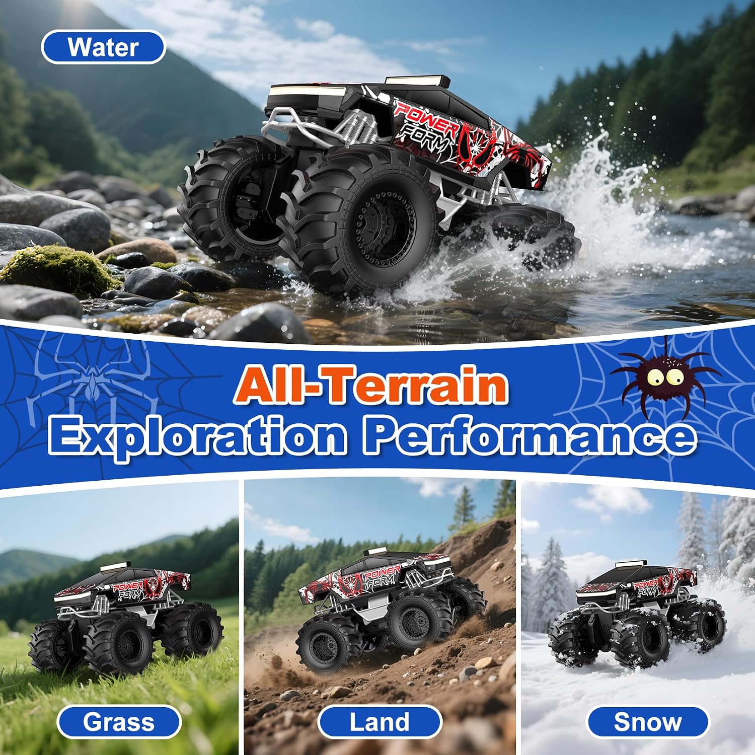 Thumbnail 4 de Amphibious Remote Control Car 1:18 RC truck