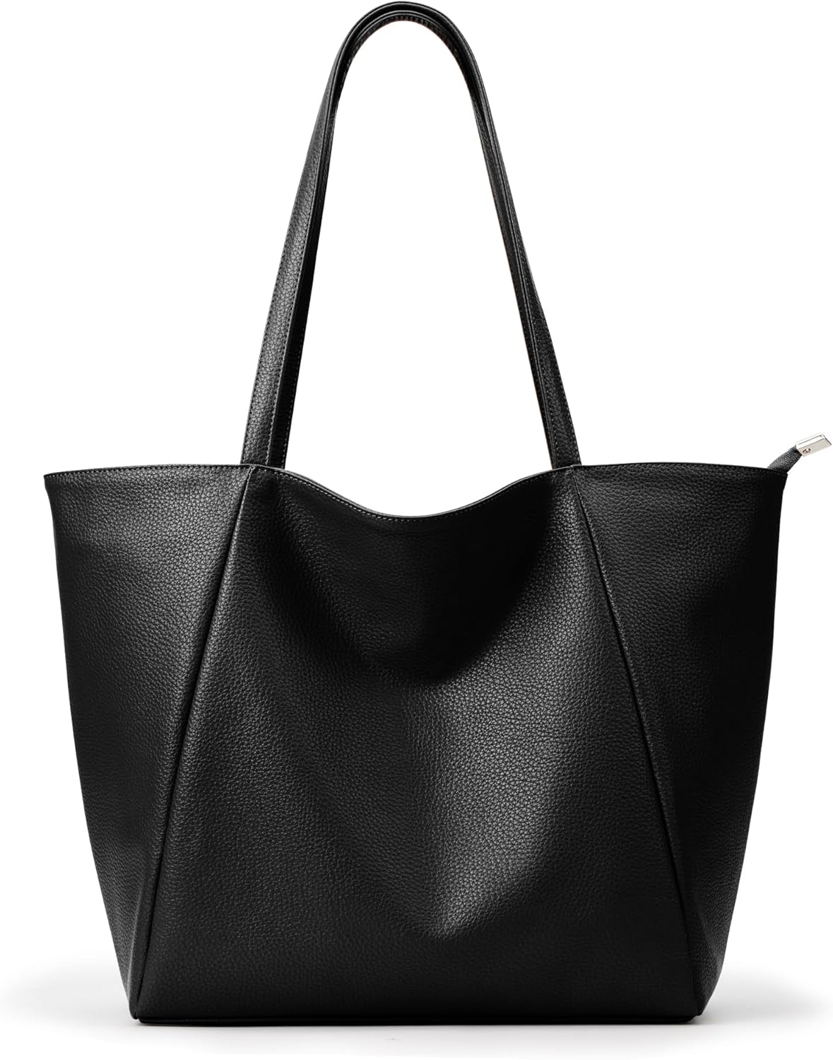 Detalle de Large tote handbag with zipper 36 x 35