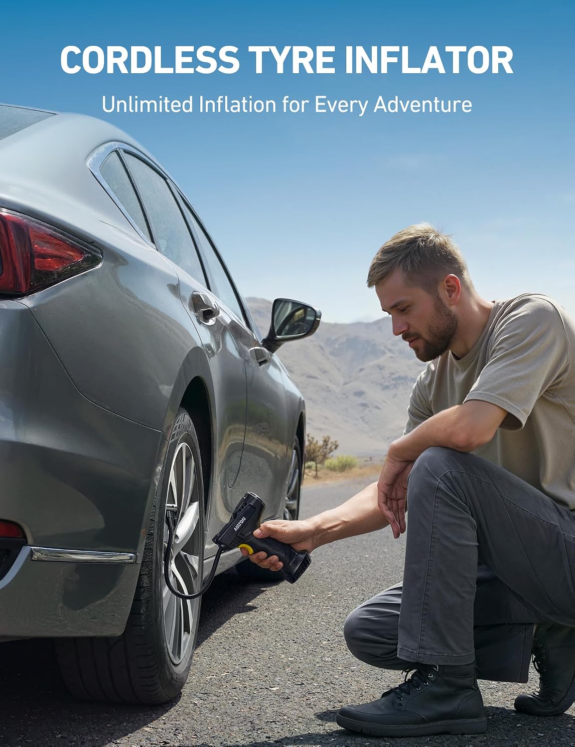 Thumbnail 1 de AstroAI cordless tire inflator 150 PSI