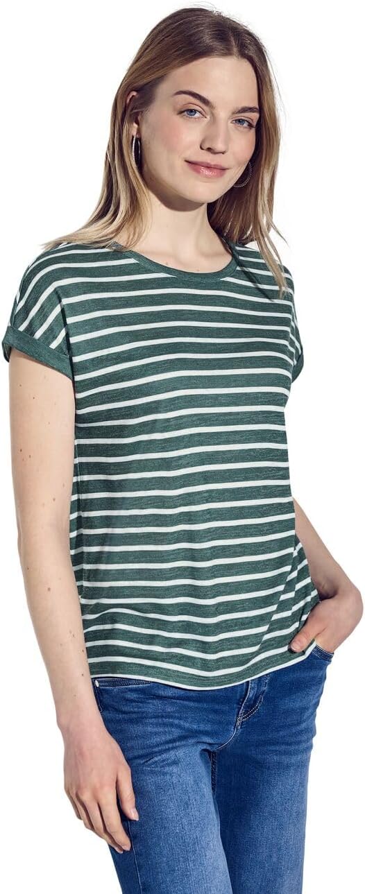 Thumbnail 5 de Damen Gestreiftes T-Shirt 1 Stück