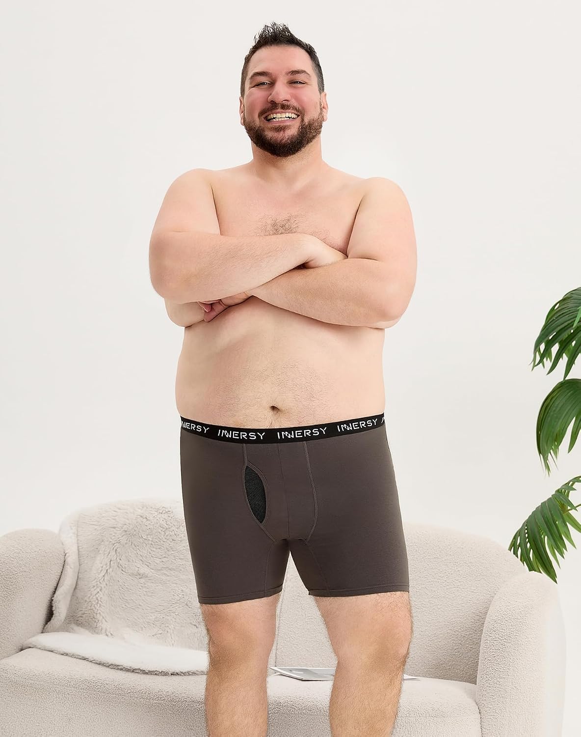 Thumbnail 1 de INNERSY boxer grandi taglie XXL 6XL