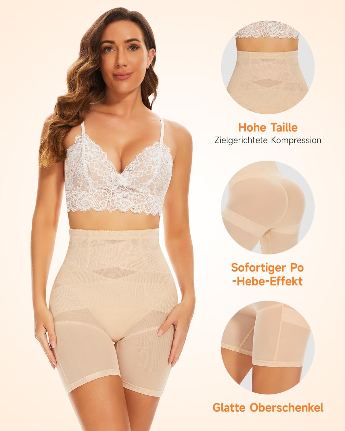 Thumbnail 1 de YADIFEN Shapewear Damen Bauchweg Unterhose mit hoher Taille (Bauchkontrolle, Shorts mit Bein)