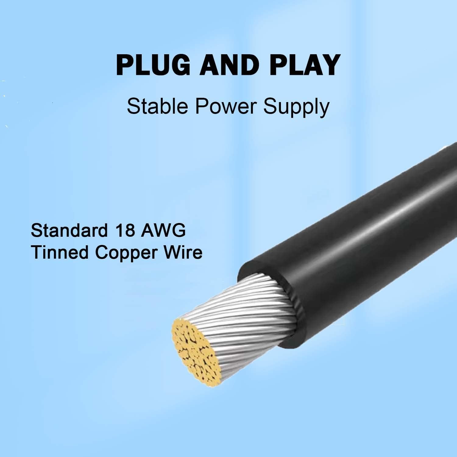 Thumbnail 3 de YieJoya Power PCIe 6 Pin auf 6 Pin Adapterkabel, 2er Pack – 30 cm