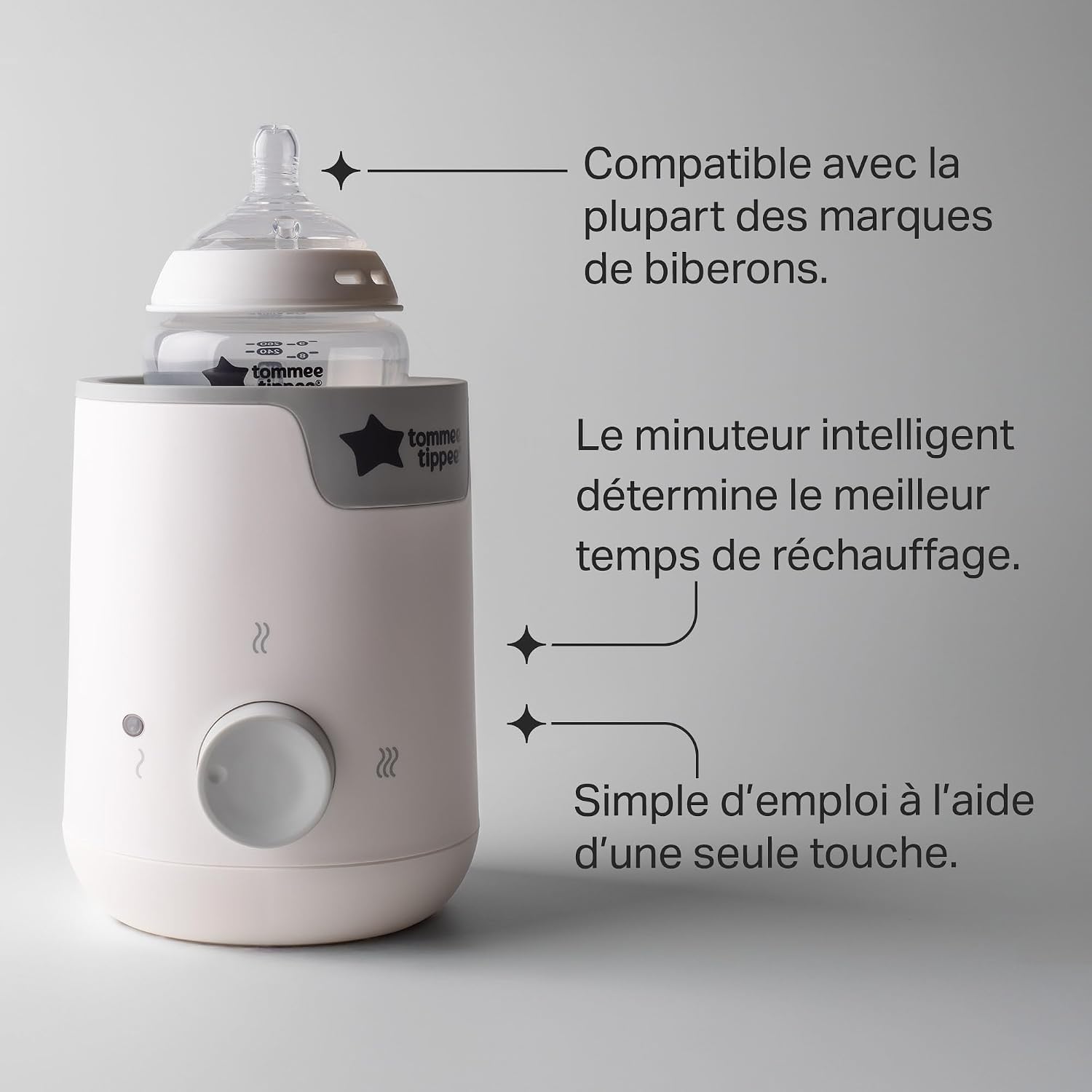 Thumbnail 2 de Tommee Tippee Easiwarm chauffe-biberon 4min
