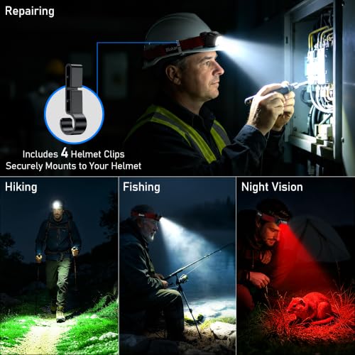 Thumbnail 8 de Blukar 2026 Gen 2 Head Torch Rechargeable: Bright 10-Mode Headlamp for Outdoors and Work