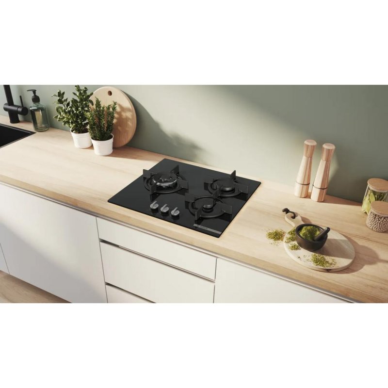 Thumbnail 2 de Bosch Serie 6 PPC6A6I10 placa de gas de 3 zonas Wok 60 cm FlameSelect