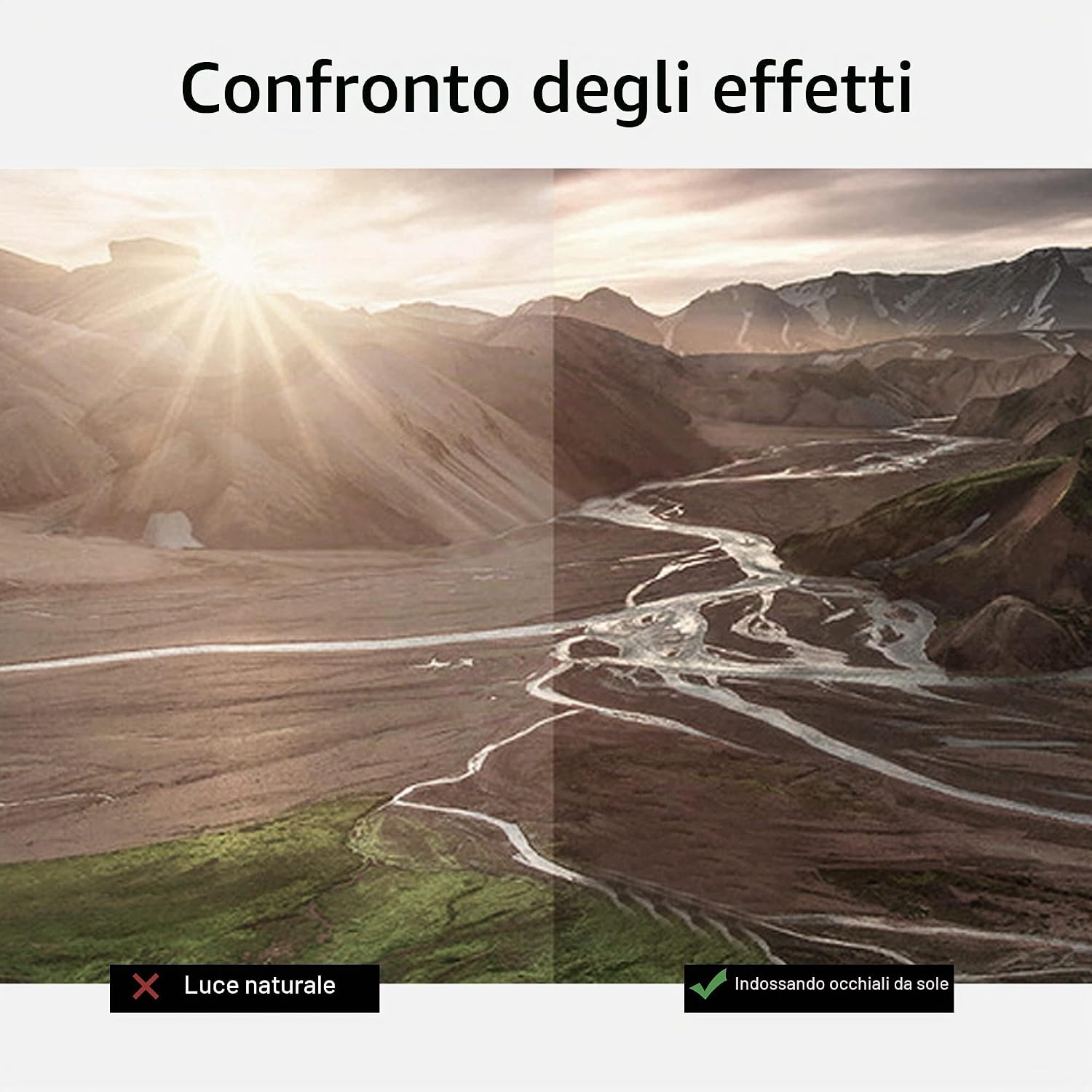 Thumbnail 5 de ZENOTTIC Occhiali da sole polarizzati retrò rotondo – UV400, montatura PC resistente