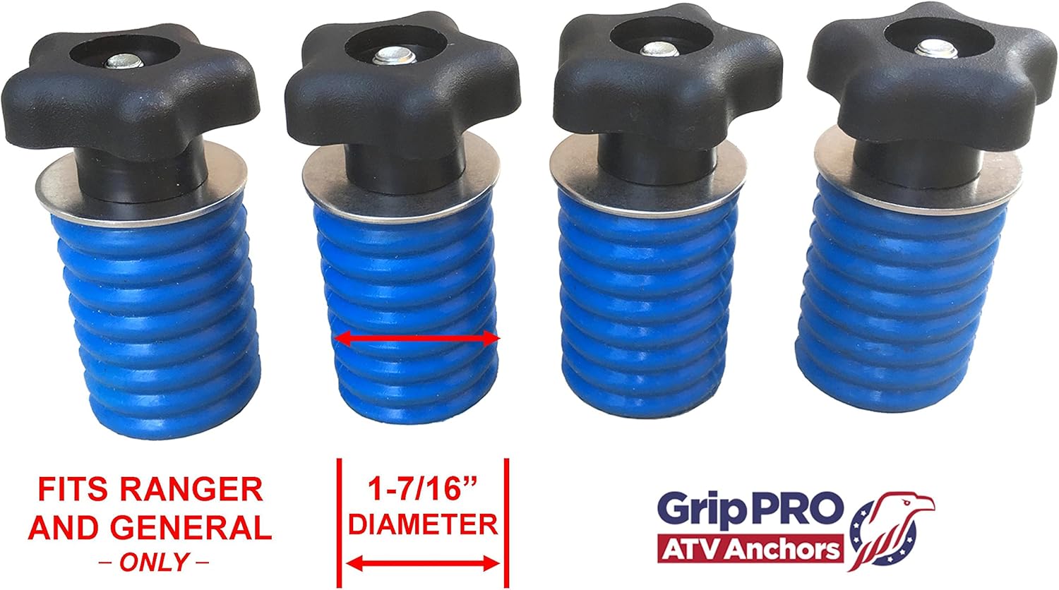 Detalle 2 de GripPRO Ancrages VTT pour Polaris Ranger Lock & Ride