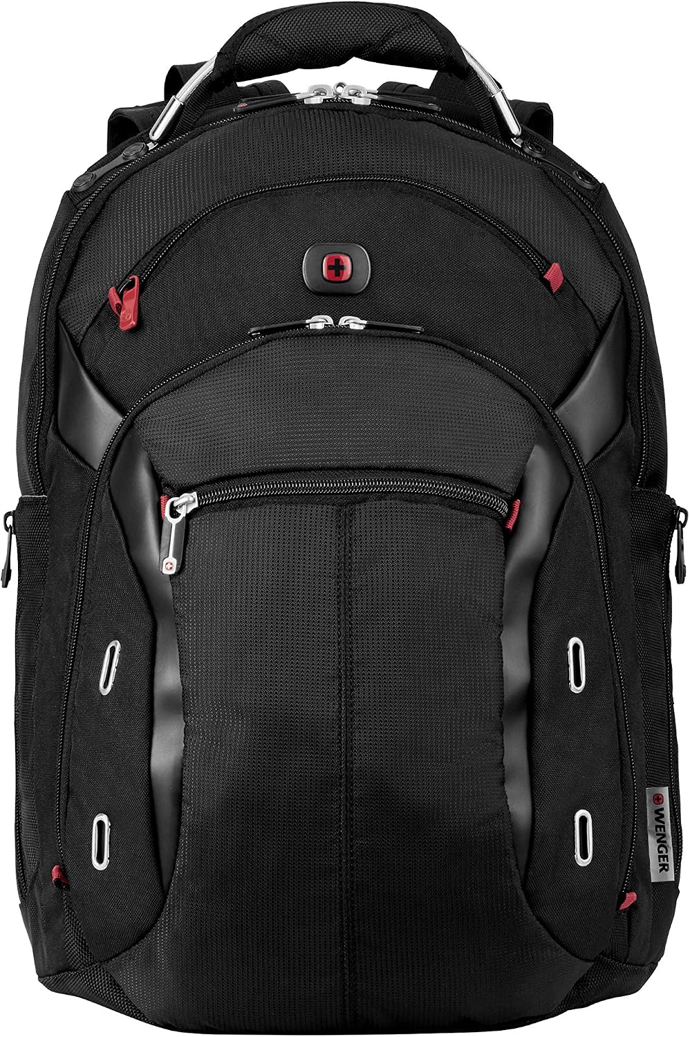Detalle de Wenger Gigabyte Laptop-Rucksack 17 l mit Tabletfach (bis 16 Zoll Notebook, bis 10 Zoll Tablet) – schwarz, 600627