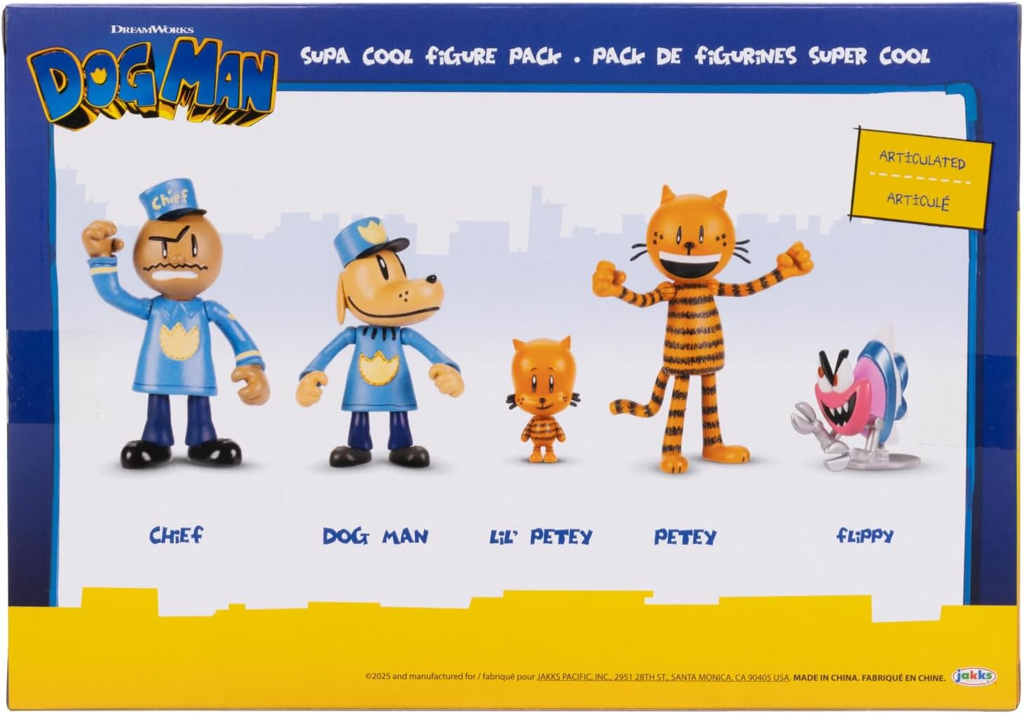 Detalle 2 de Policán Multipack de 5 Figuras de 7 cm de Jakks Pacific – Lil Petey, Petey, Chief y Flippy