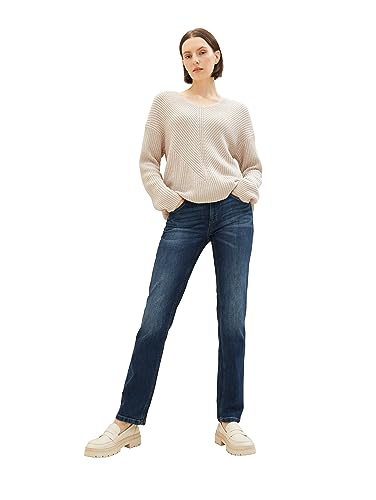 Thumbnail 3 de TOM TAILOR Alexa 1008119 Straight Jeans, Mid Stone Wash Denim, 27W/32L