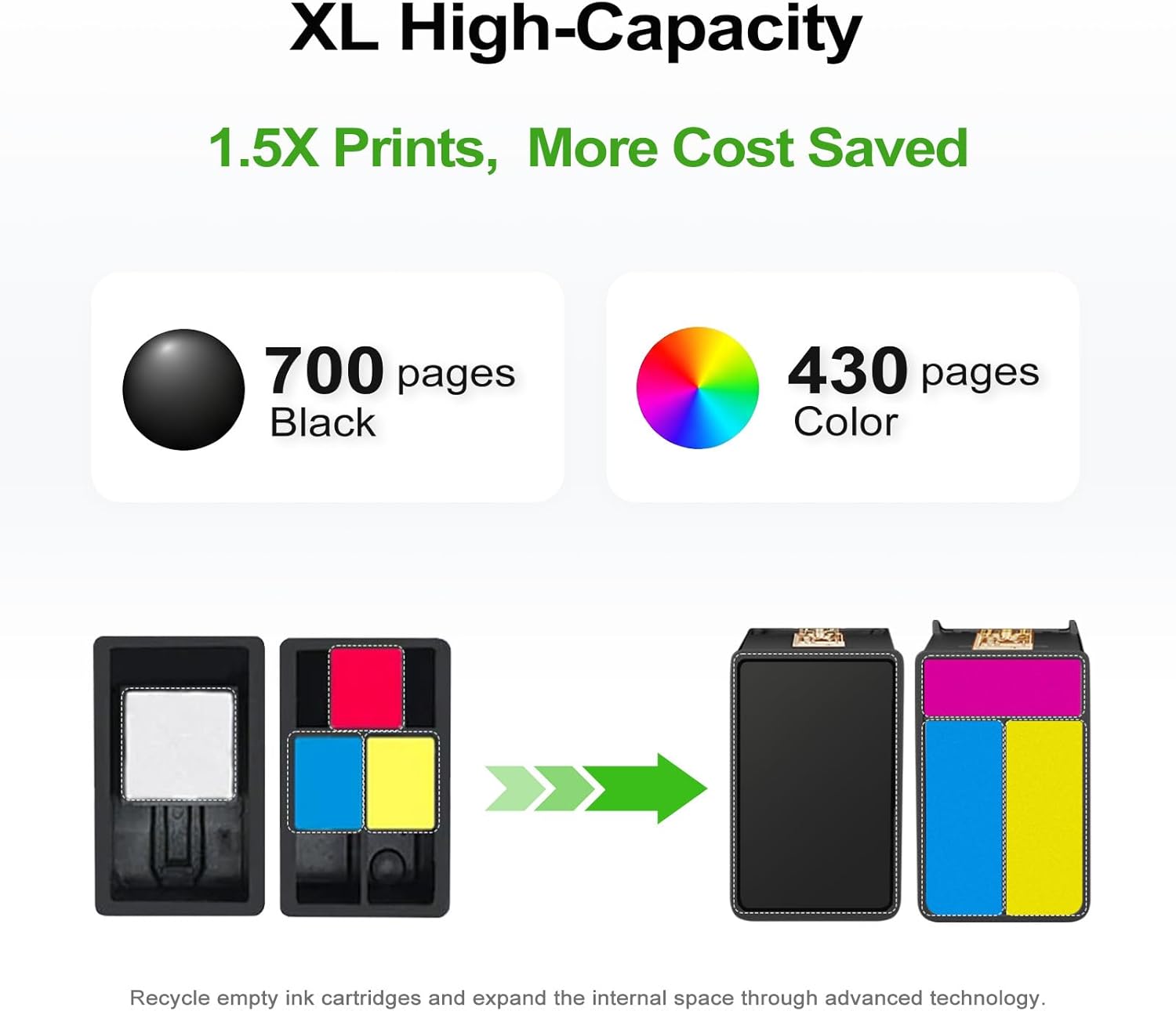 Detalle de Ankink 61XL Ink Cartridge 2-Pack