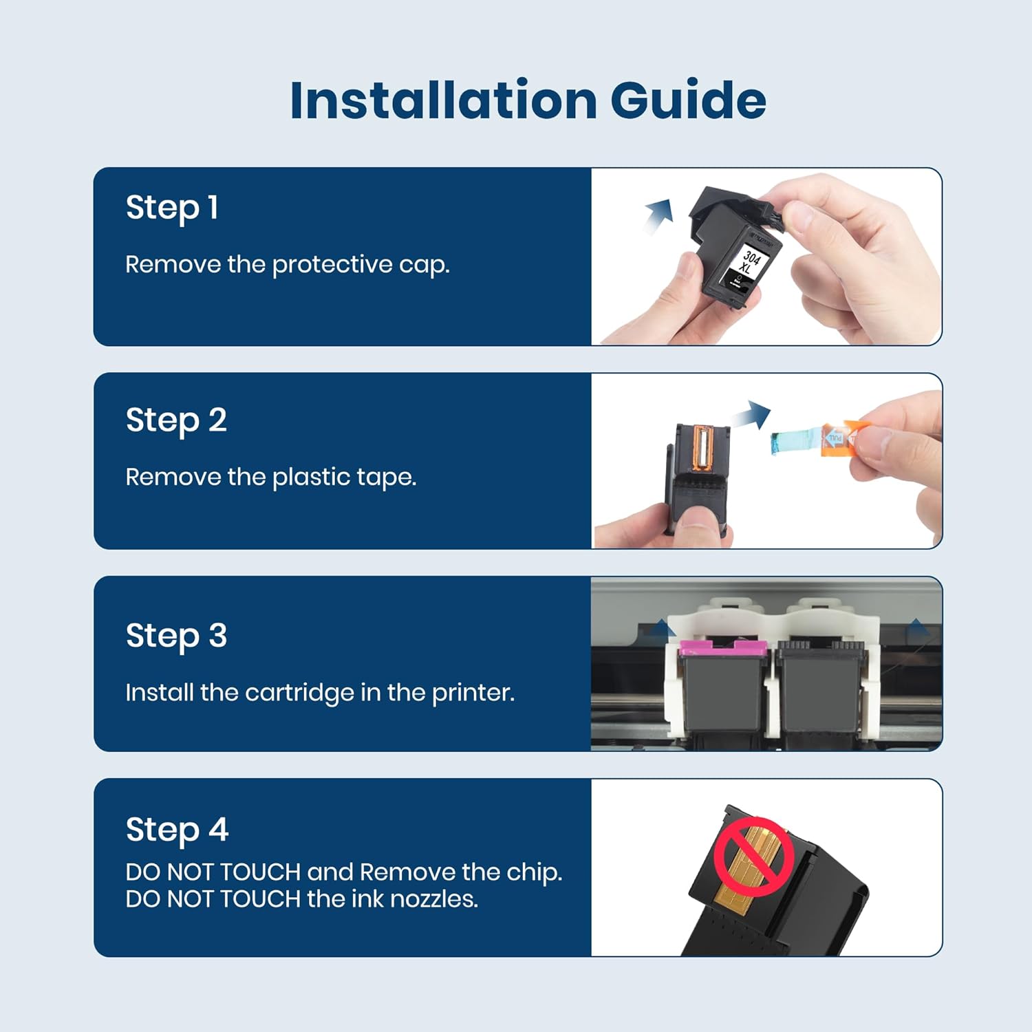 Thumbnail 5 de HP 304XL replacement ink cartridges pack (2) 🖨️