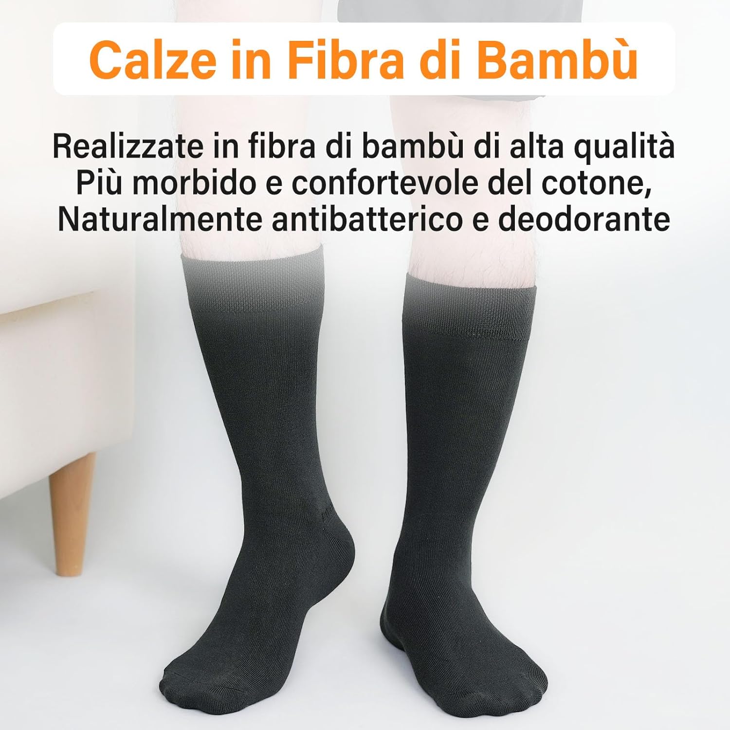 Thumbnail 4 de LOFIR Calzini in Bamboo per Uomo Donna – 6 Paia, fibra di bambù, traspiranti e ipoallergenici