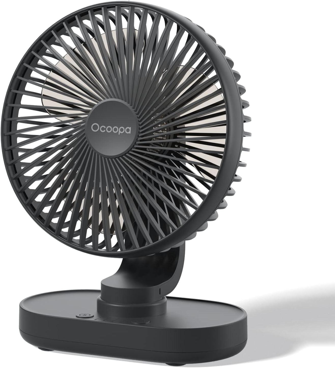 OCOOPA Ventilatore da Tavolo USB Silenzioso con Oscillazione e Batteria 4000 mAh