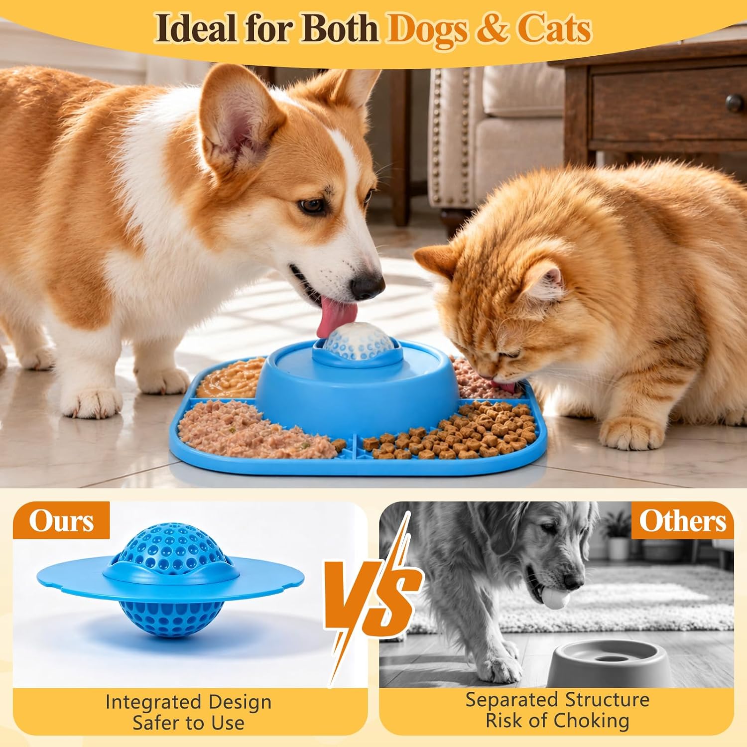 Detalle 2 de Huttoi Slow Feeder Dog Bowl, Medium