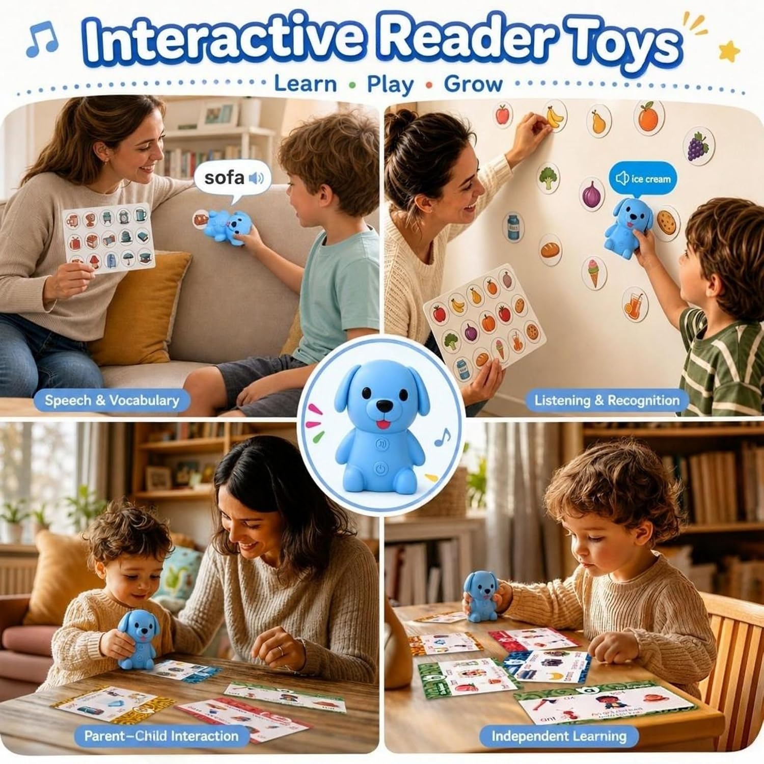 Thumbnail 1 de Phonics Flash Cards with Talking Pen, 75 Cards
