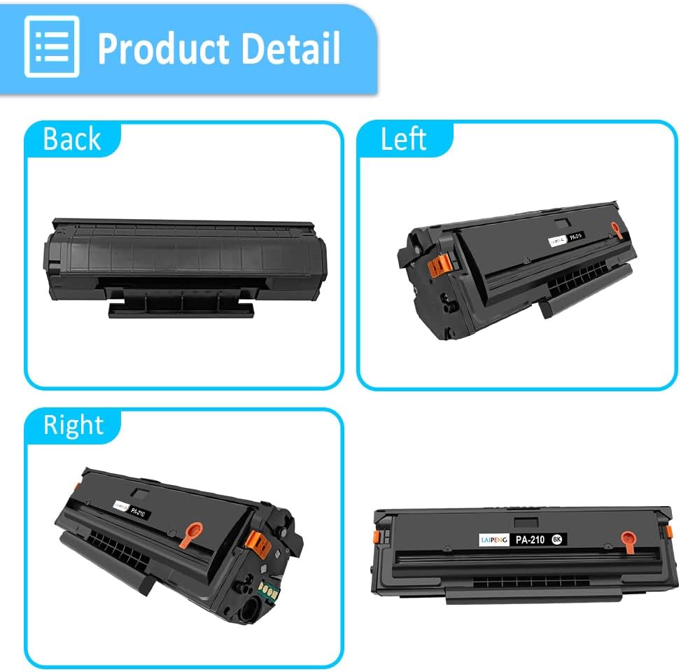 Thumbnail 4 de LAIPENG PA-210E PA210 nero cartuccia toner compatibile per Pantum (fino a 1.600 pagine)