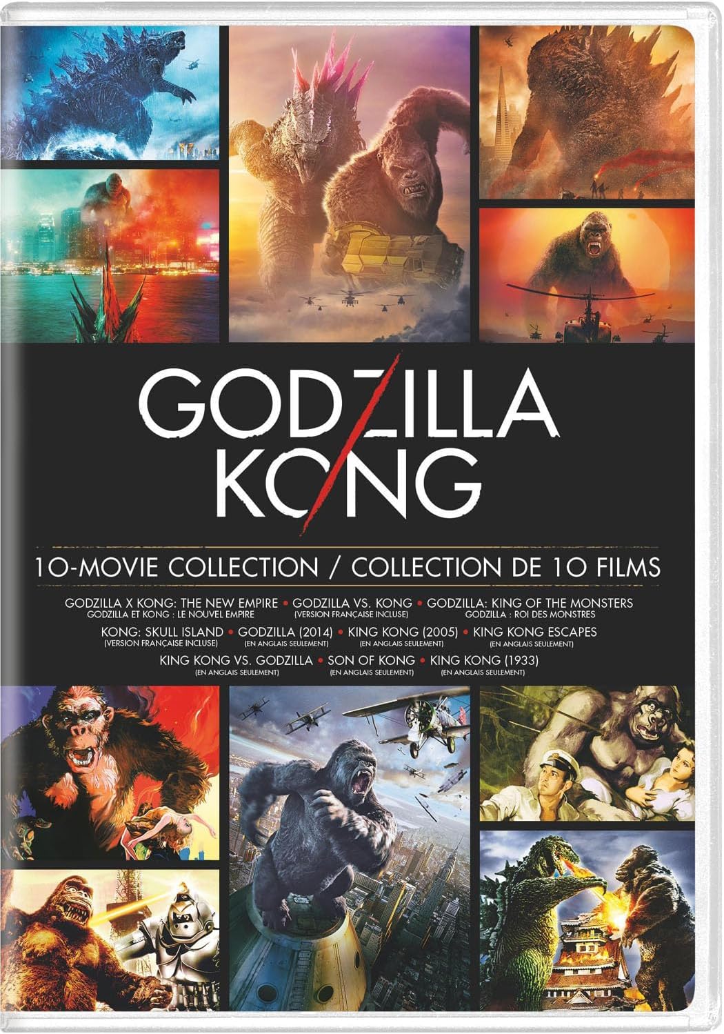 Detalle de Godzilla | Kong 10-Film Cinematic Anthology DVD Collection