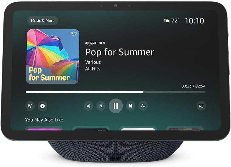 Detalle de Amazon Echo Show 8 (newest model) with Vibrant HD 8.7" display and Omnisense — Graphite