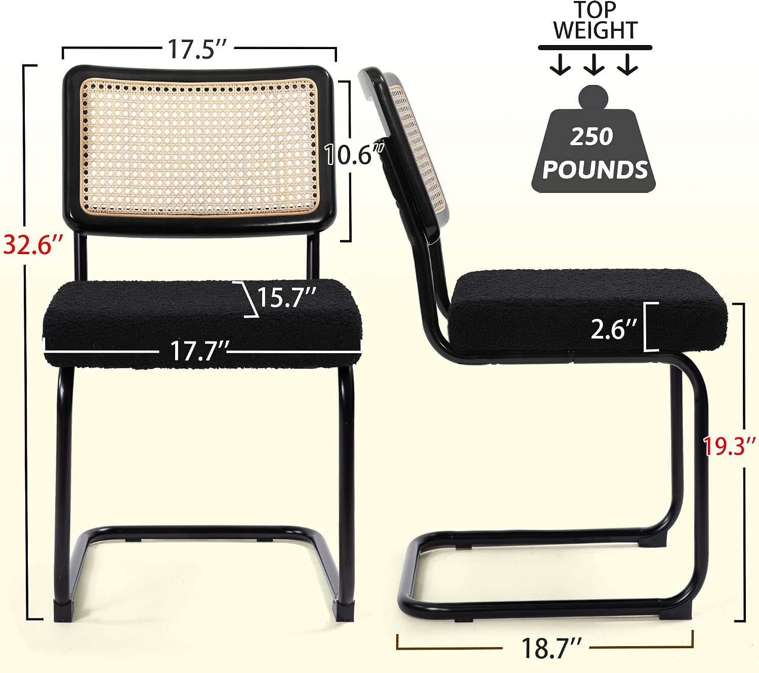 Detalle 2 de KROFEM Dining Chairs Set of 4