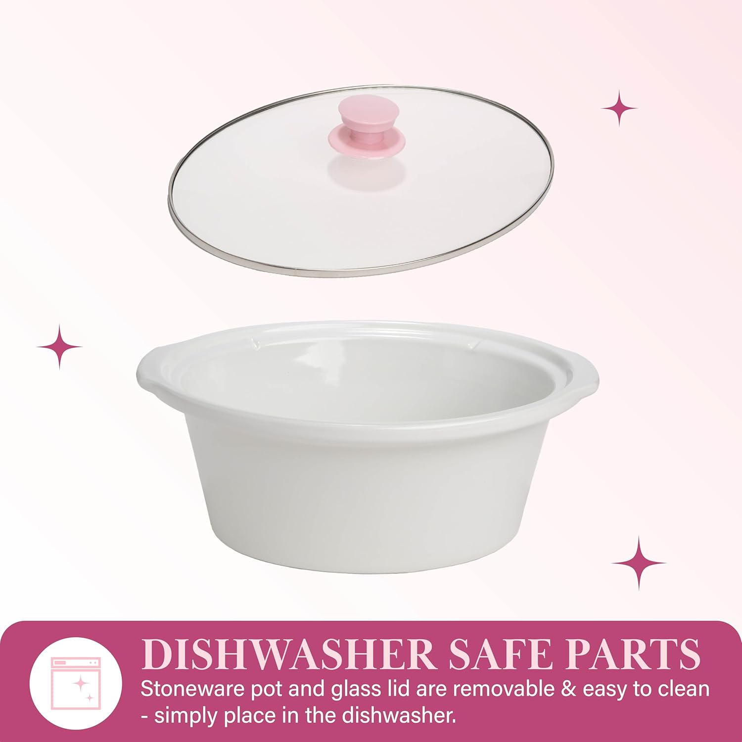 Thumbnail 4 de 6-Quart Slow Cooker with Low High Warm