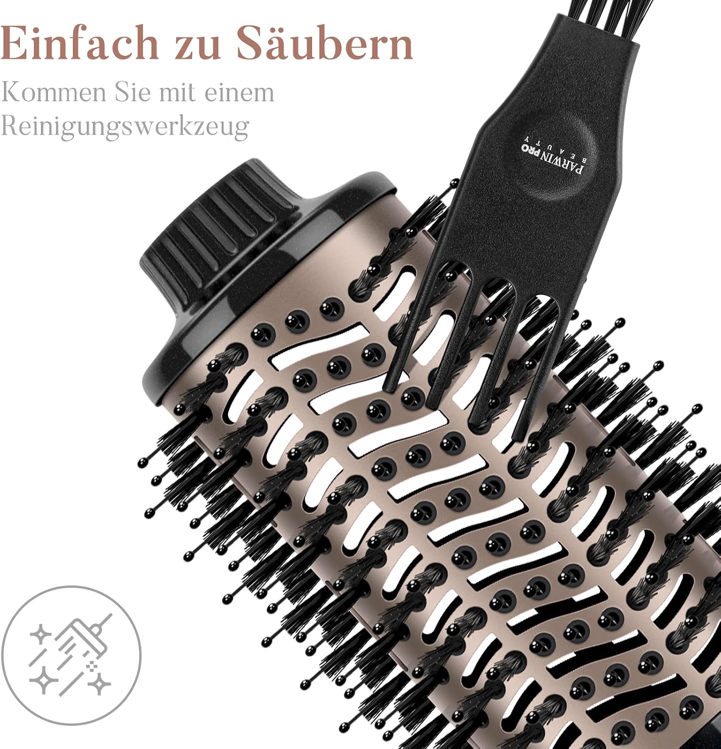 Thumbnail 6 de One-Step Hair Dryer Brush 4-in-1 Hot Air Styler with Ionic & Ceramic Technology (Mid to Long Hair) – Black