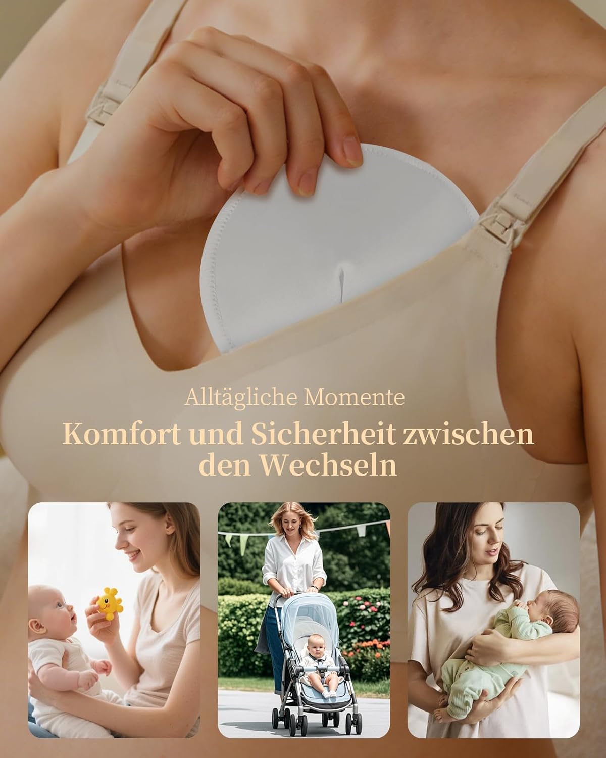 Thumbnail 6 de Oiomniv Bio Wiederverwendbare Stilleinlagen 14er Pack – langlebig, hautfreundlich und nachhaltig