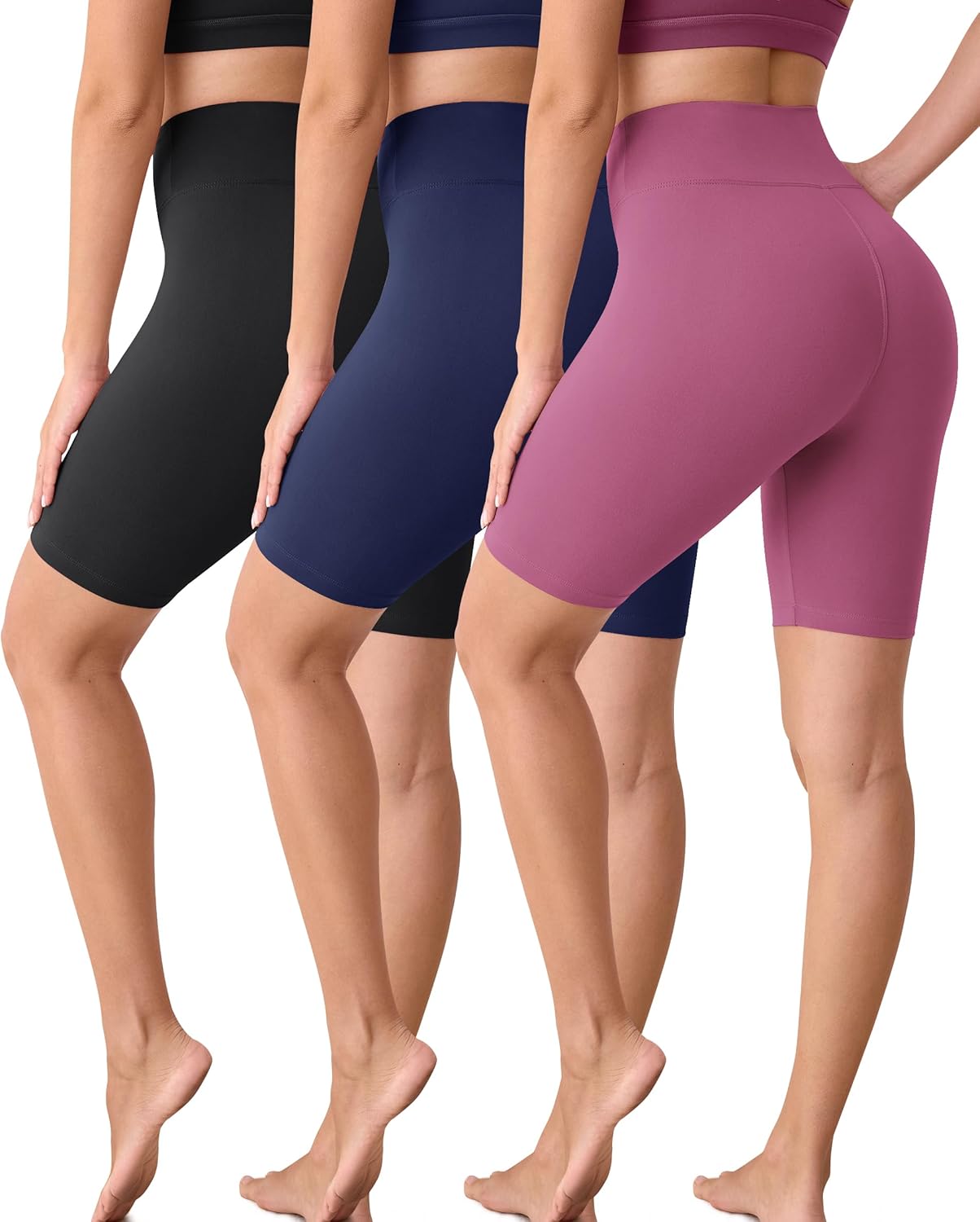 Thumbnail 6 de VALANDY Creamlush Biker Shorts 8" high waisted