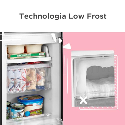 Detalle 2 de COMFEE' 174L Frigorifero Combinato RCB169DK2(E) – Low Frost, compatto e silenzioso