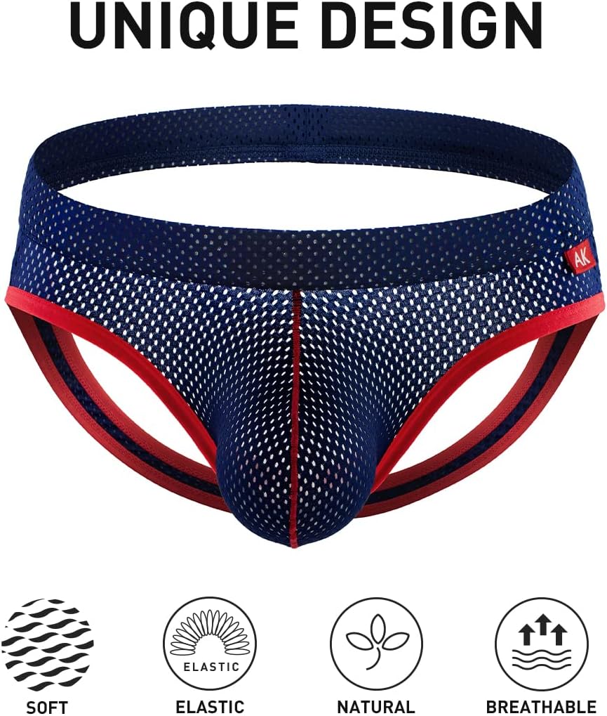 Thumbnail 6 de Casey Kevin men’s athletic jockstrap with 3D pouch and breathable mesh support