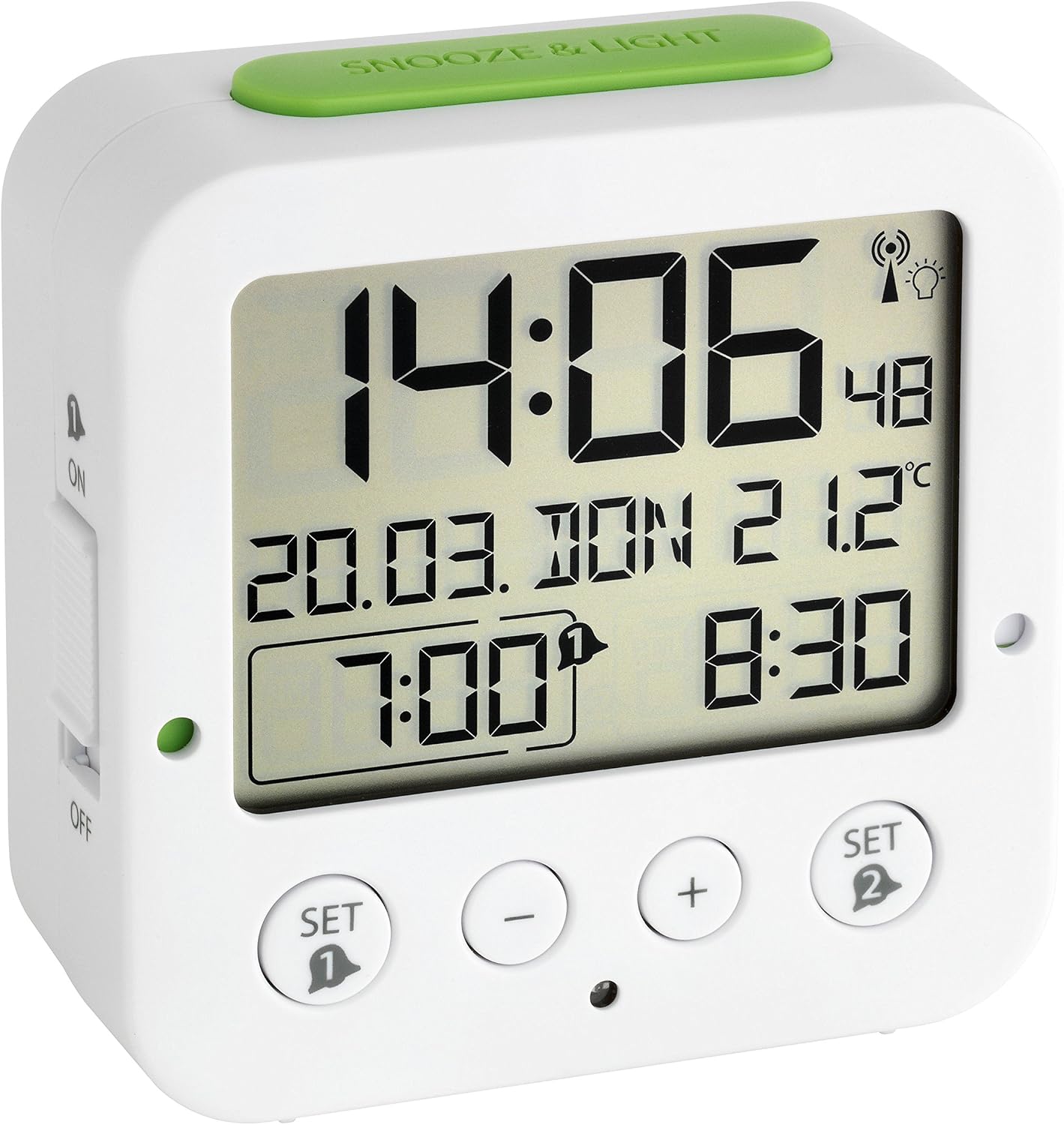 Detalle de TFA Dostmann Bingo Funk-Wecker digital 60.2528.02