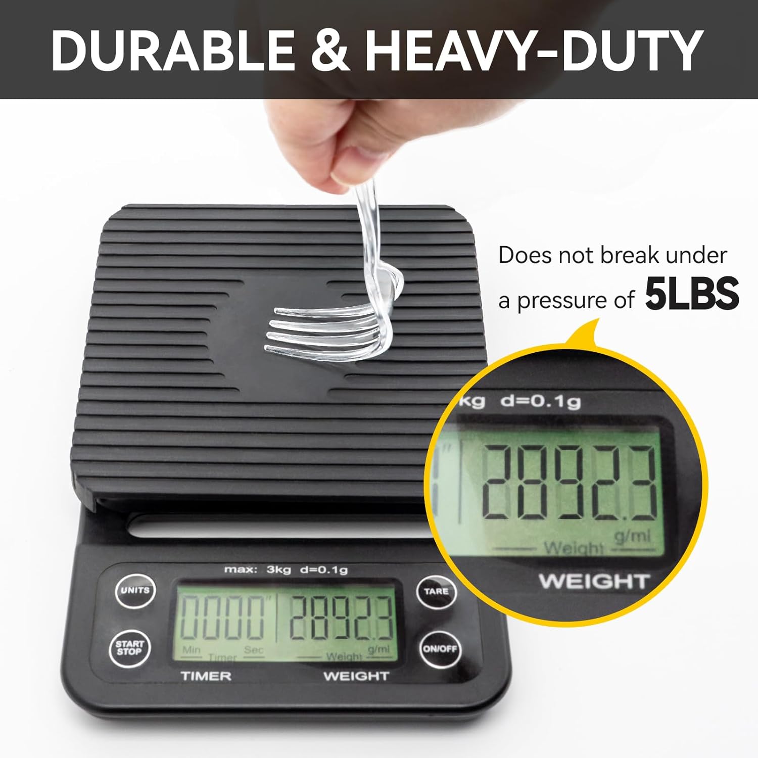 Thumbnail 3 de POSATE Heavy Weight Plastic Forks (Clear Disposable), 100 Count