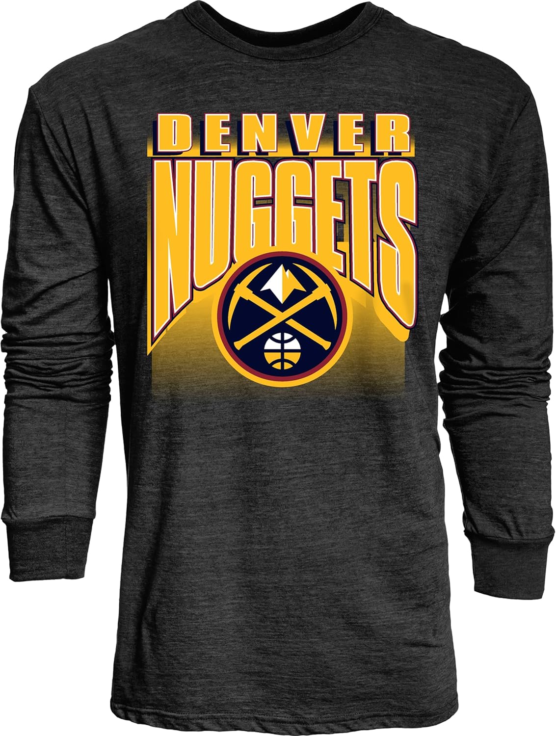 Blue 84 84 NBA Tri-Blend Long Sleeve T-Shirt (Officially Licensed) – Starters Black