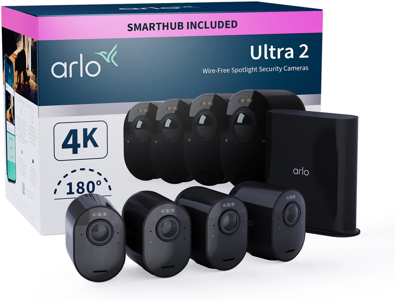 Detalle 2 de Arlo SmartHub Add-On Unit with MicroSD — Local Storage and Extended Battery Life for Pro 3 to Ultra 2