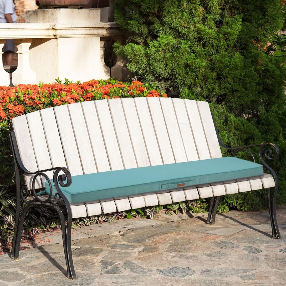 Detalle 1 de FUNHOME Outdoor Bench Cushion, 42 x 18 x 3 Inches