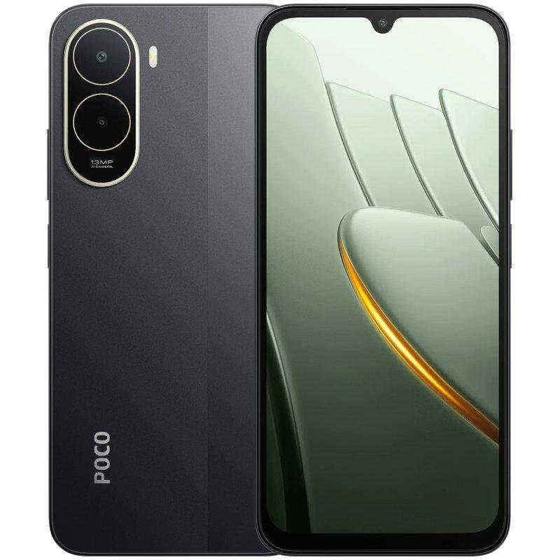 Detalle 2 de POCO C81 Pro 4G 4GB/128GB, 6.9" Negro: autonomía y pantalla grande para uso diario