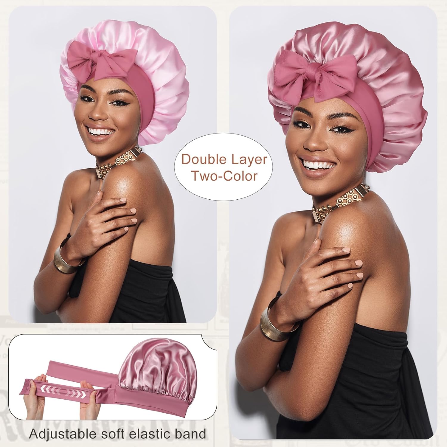 Thumbnail 1 de Satin Bonnet Double Layer 🎀