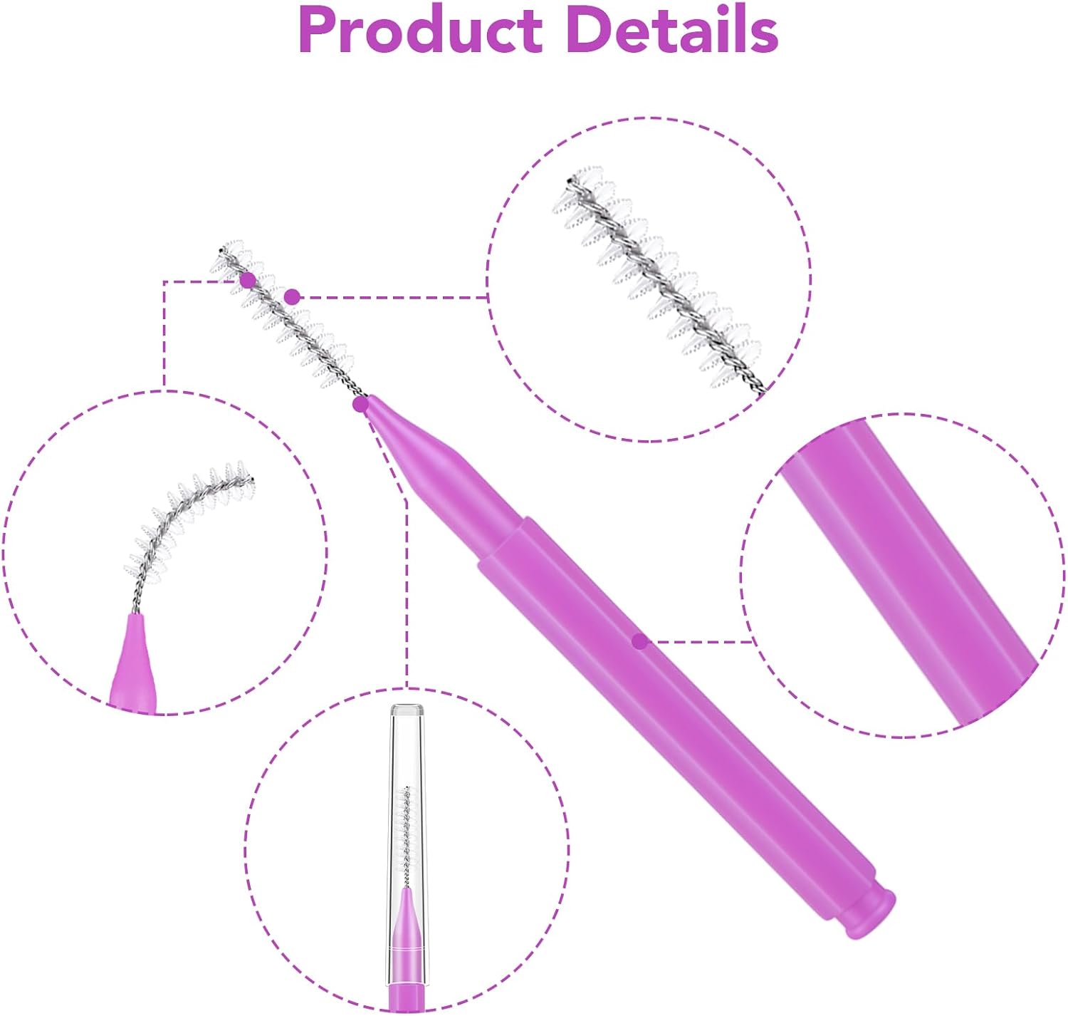 Detalle 1 de Lanjue Interdental Brushes, 100 Pieces