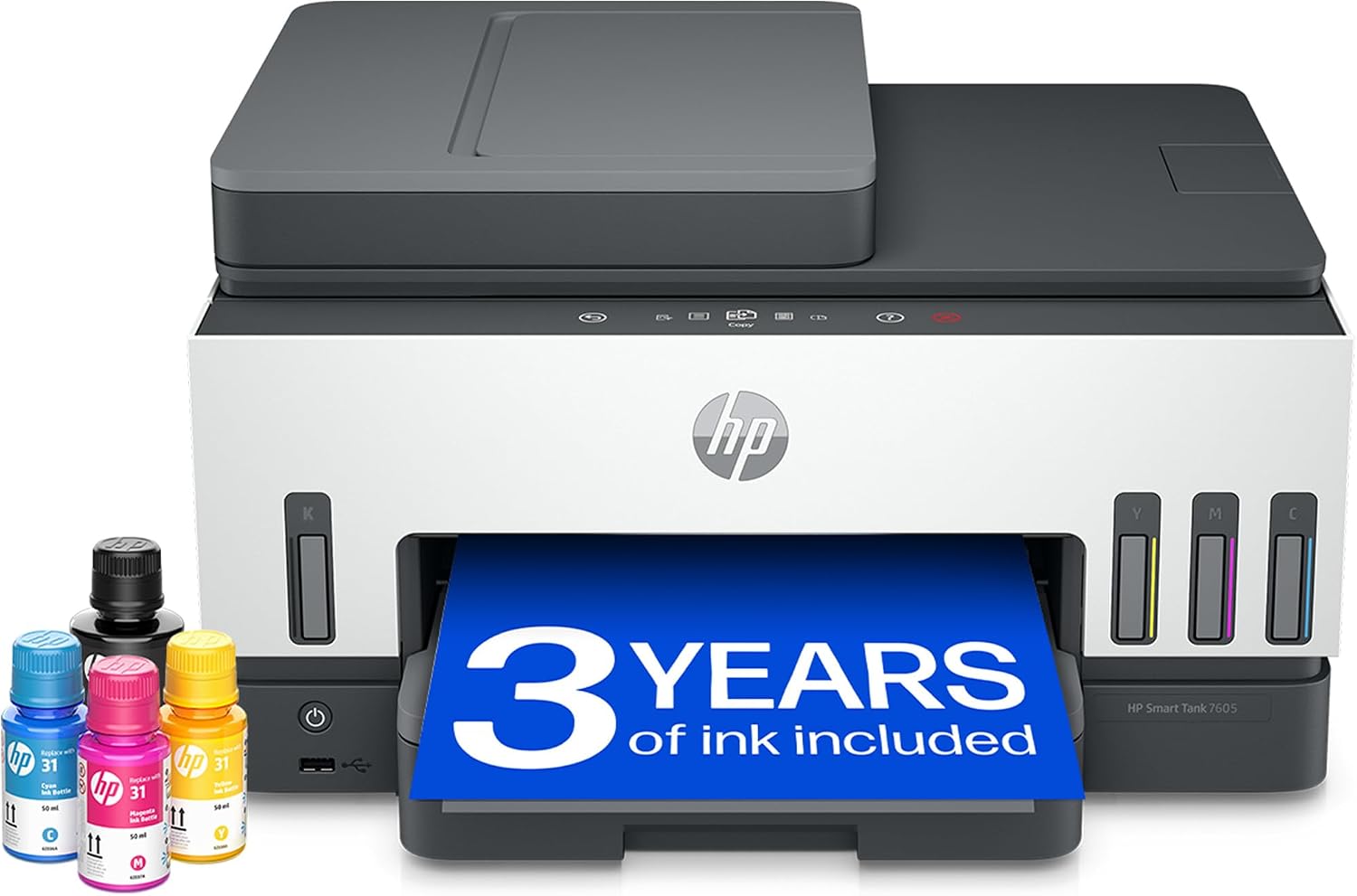 Detalle de HP Smart Tank 7605 All-in-One Printer