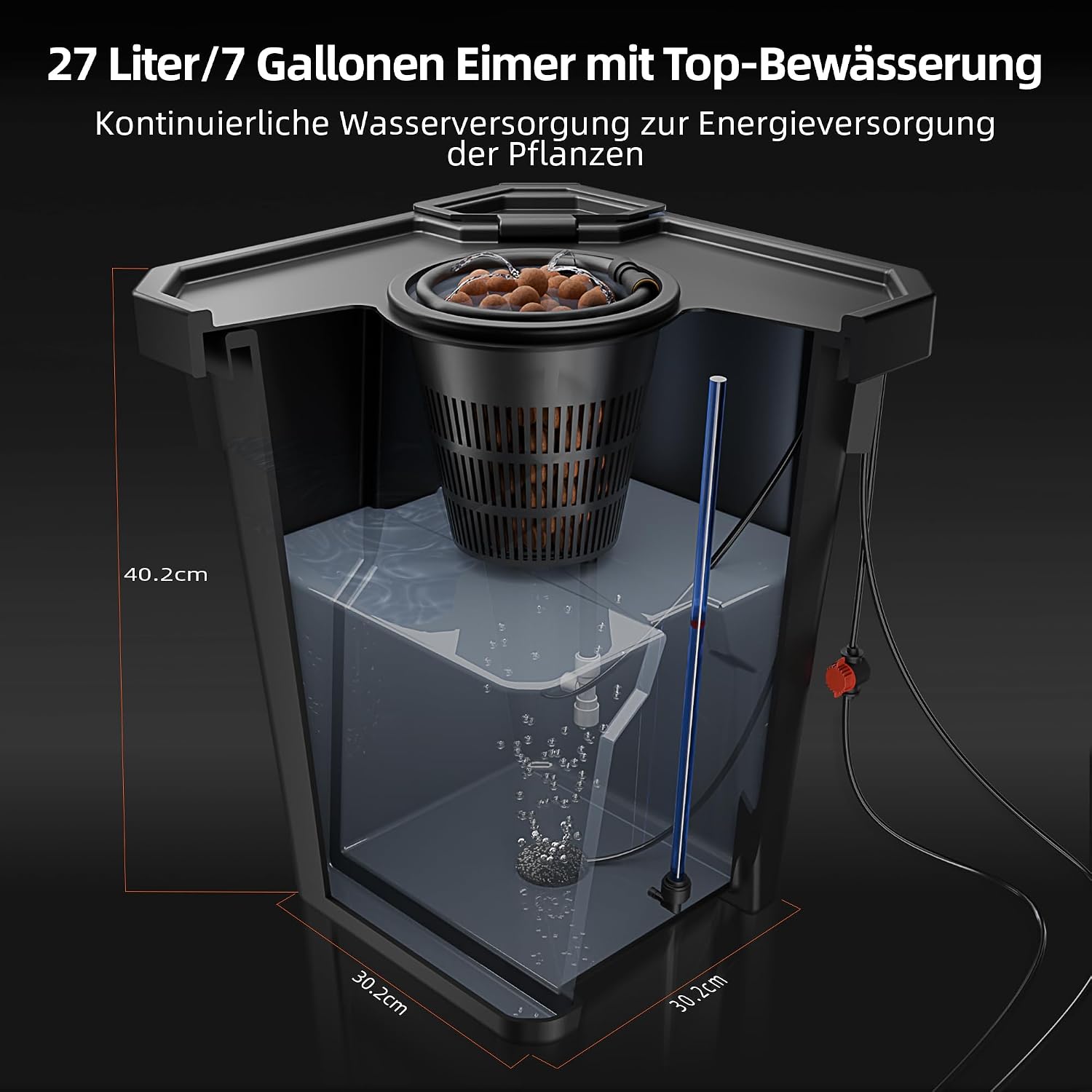 Detalle 2 de Spider Farmer DWC Hydrokultur 27 Liter System