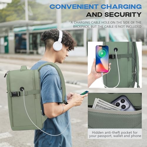 Detalle de Xkdoai Mochila de Cabina 40x30x20 cm, 20L y Antirrobo para Ryanair/Wizz Air/EasyJet
