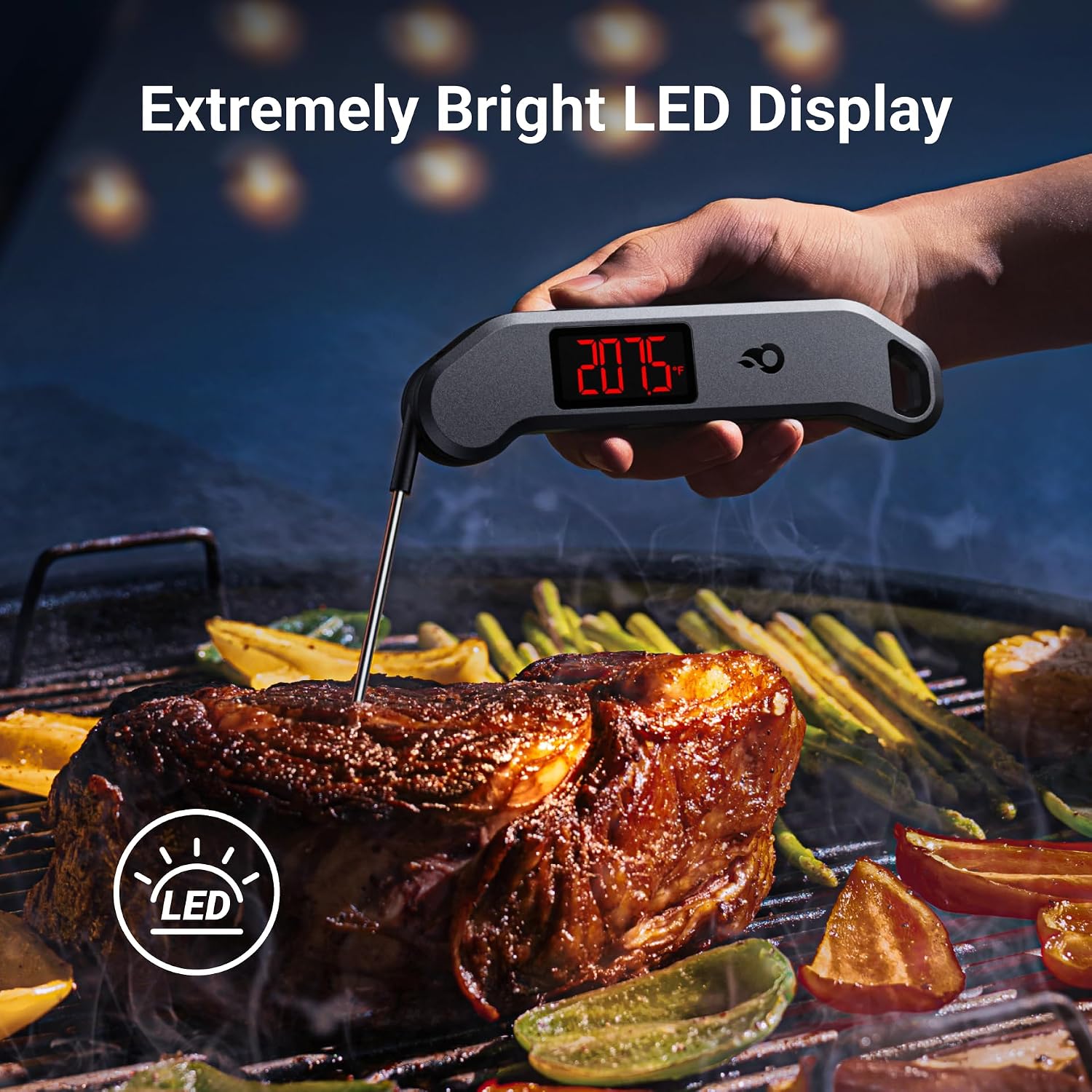 Detalle 1 de ThermoMaven Digital Meat Thermometer, 1-Second Read, ±0.5°F Accuracy