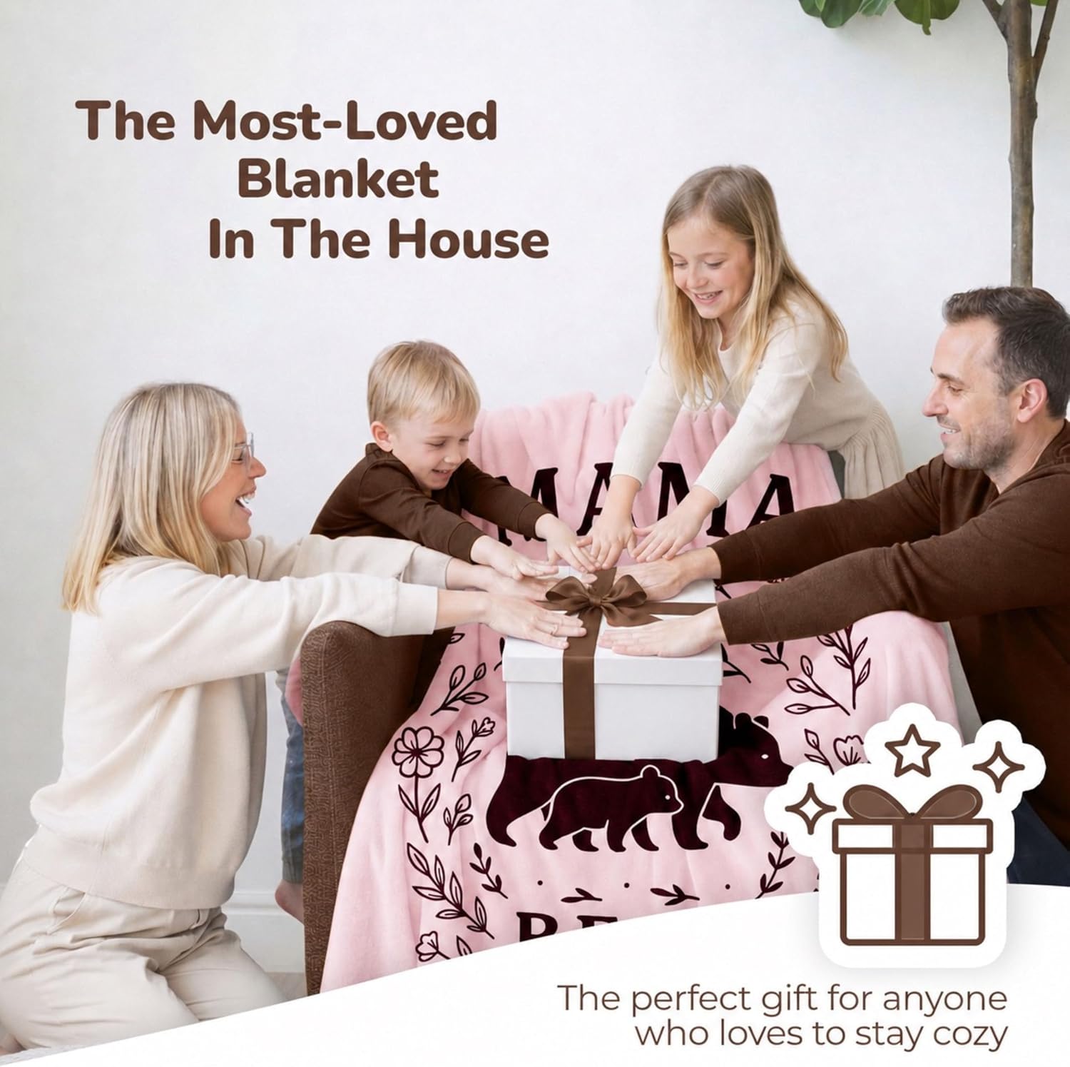 Detalle de Super Blanky Wearable Blanket: Cozy Sleeved Comfort for Home and Travel